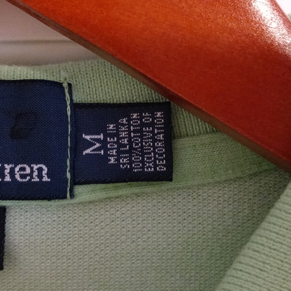 💚RARE/VTG Polo Ralph Lauren💚 - Mint Green "PRL" Monogram S/S Pique Polo - Picture 4 of 16